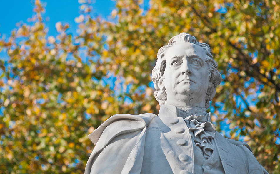 Statue von Johann Wolfgang von Goethe