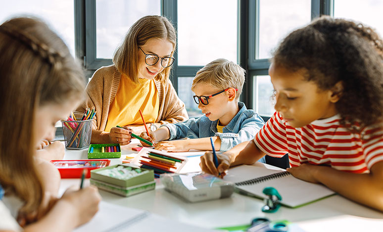 Kinder lernen gemeinsam